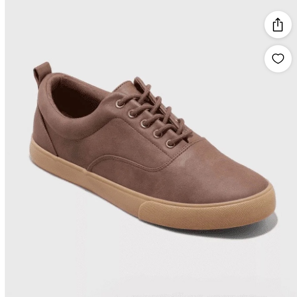 NWT Goodfellow & Co Brown lace up sneakers